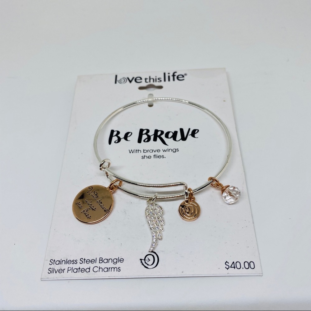 NWT stainless steel bangle by David Culiner